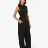 Forcast Dolly Pleated Wide Leg Pants* High-Waisted Pants|Wide-Leg Pants