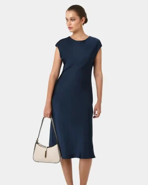Forcast Dulce Satin Midi Dress* Midi Dresses|Midi Dresses