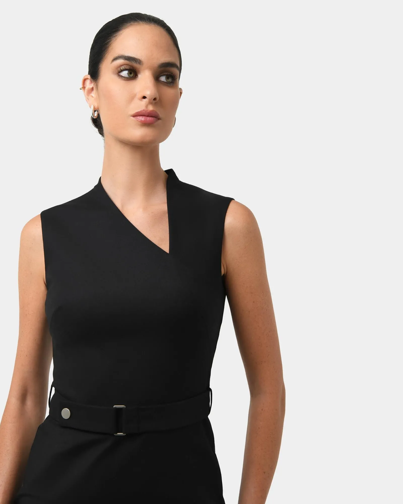 Forcast Elka Belted Pencil Dress* Conscious|Mini Dresses