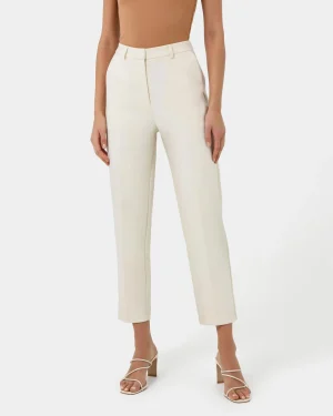 Forcast Elka Straight Leg Pants* High-Waisted Pants|Straight Leg Pants