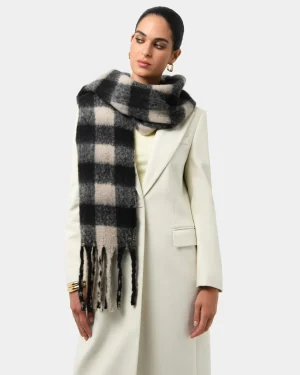 Forcast Elle Checked Scarf* Scarves