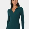 Forcast Elliot Collared Knit Dress* Knit Dresses|Knit Dresses