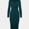 Forcast Elliot Collared Knit Dress* Knit Dresses|Knit Dresses