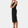 Forcast Emiko Fitted Slip Dress* Midi Dresses|Midi Dresses