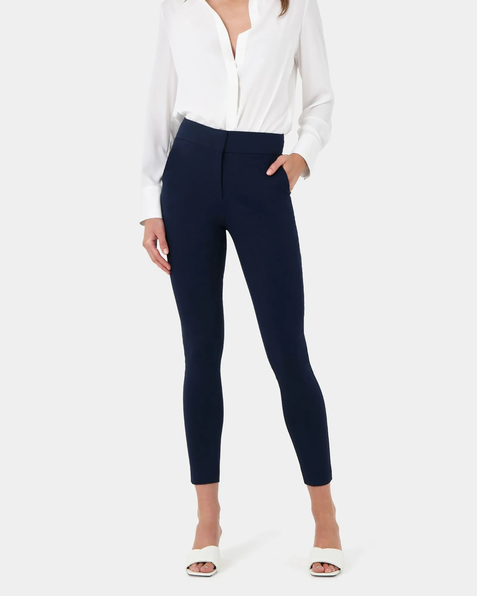 Forcast Emily High-Waisted Skinny Pants* High-Waisted Pants|Slim Leg Pants