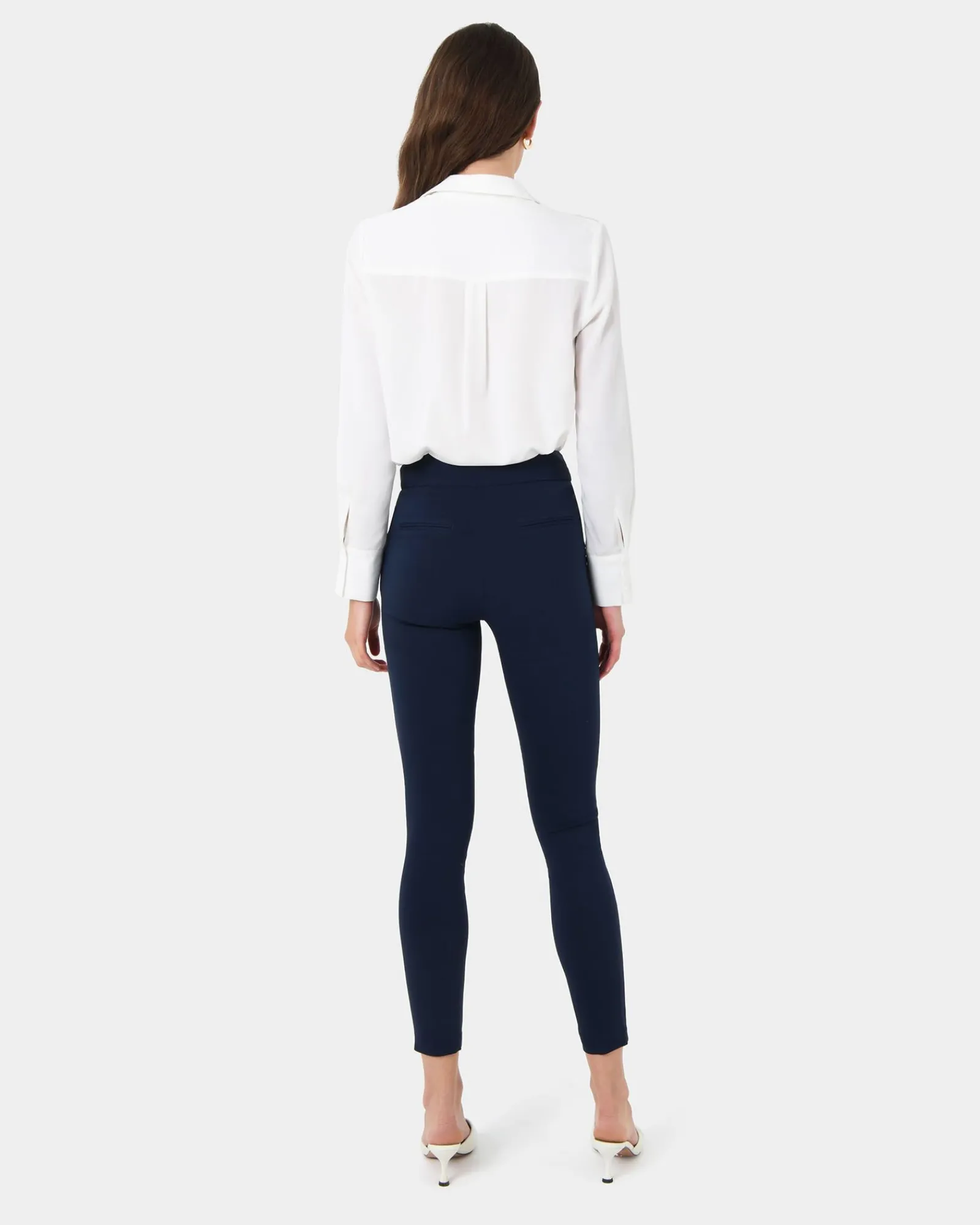 Forcast Emily High-Waisted Skinny Pants* High-Waisted Pants|Slim Leg Pants
