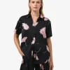 Forcast Felicia Floral Satin Shirt* T-Shirts & Tops|Shirts & Blouses