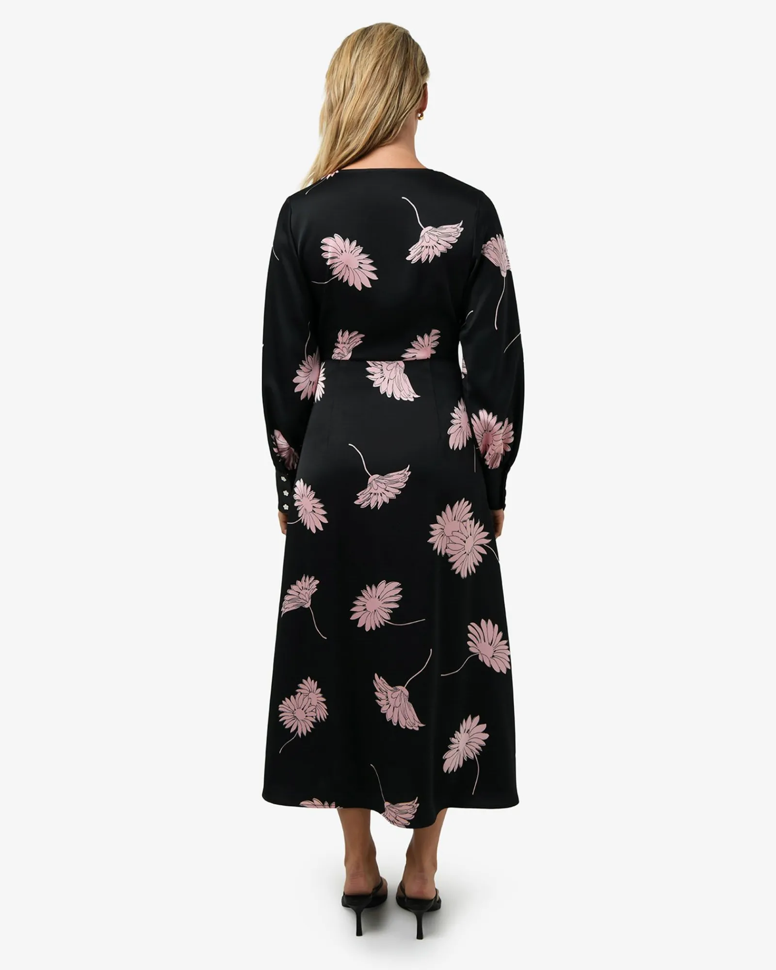 Forcast Felicia Floral Twist Dress* Midi Dresses|Midi Dresses