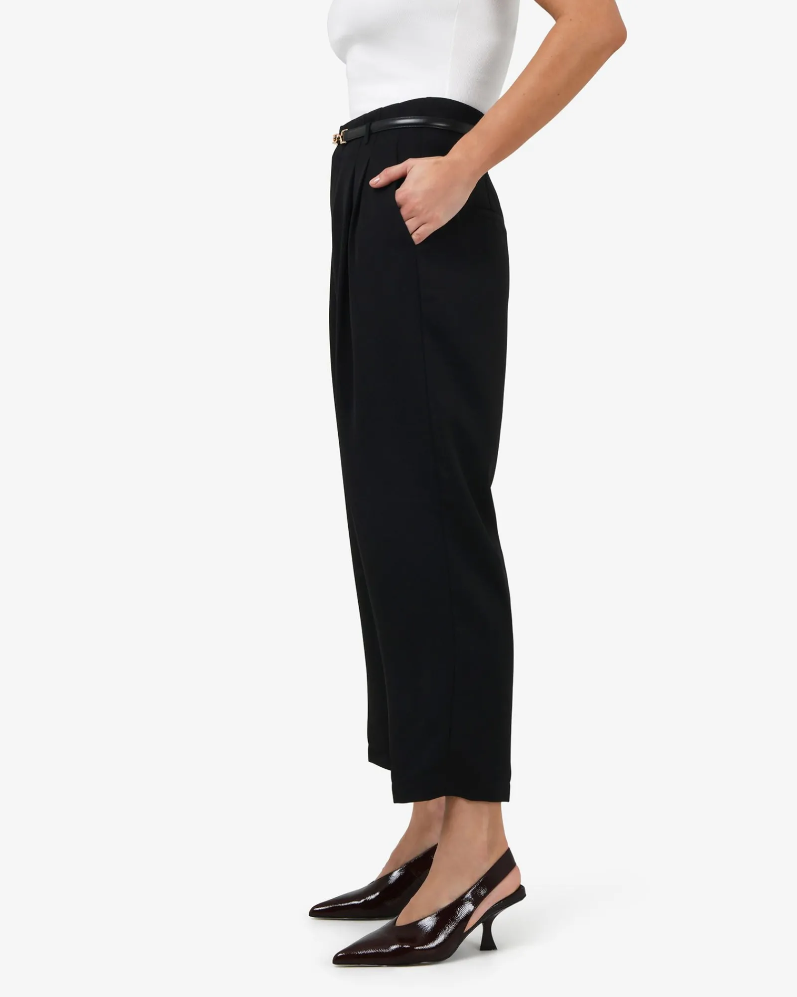 Forcast Ganni Tapered Pants* Cropped Pants|High-Waisted Pants