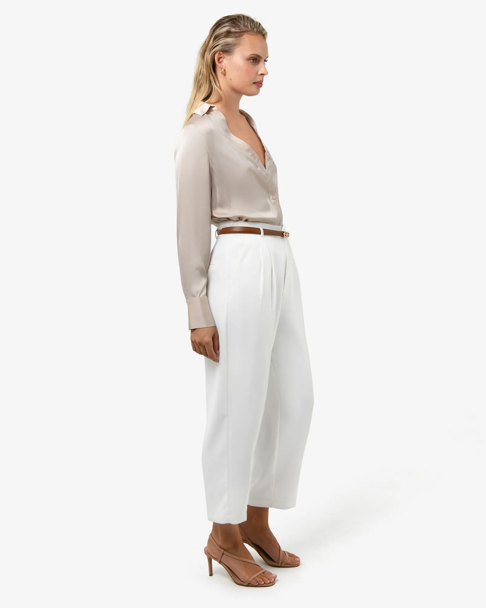 Forcast Ganni Tapered Pants* Cropped Pants|High-Waisted Pants