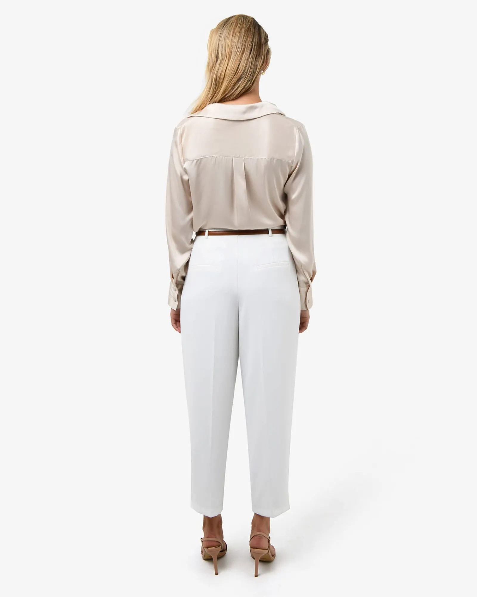 Forcast Ganni Tapered Pants* Cropped Pants|High-Waisted Pants