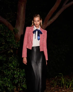 Forcast Giselle Panel Pu Skirt* Midi & Maxi Skirts|Work Skirts