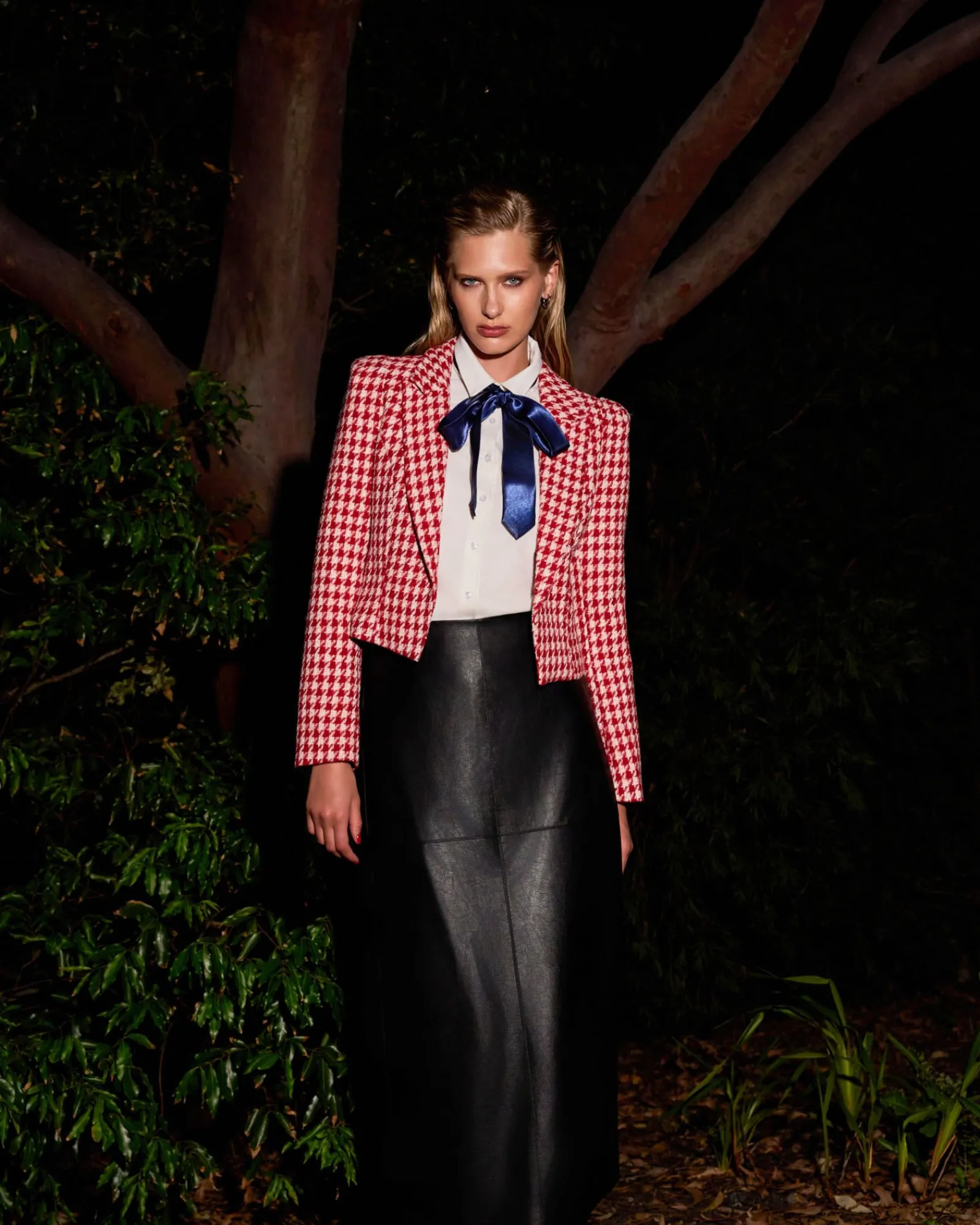 Forcast Giselle Panel Pu Skirt* Midi & Maxi Skirts|Work Skirts