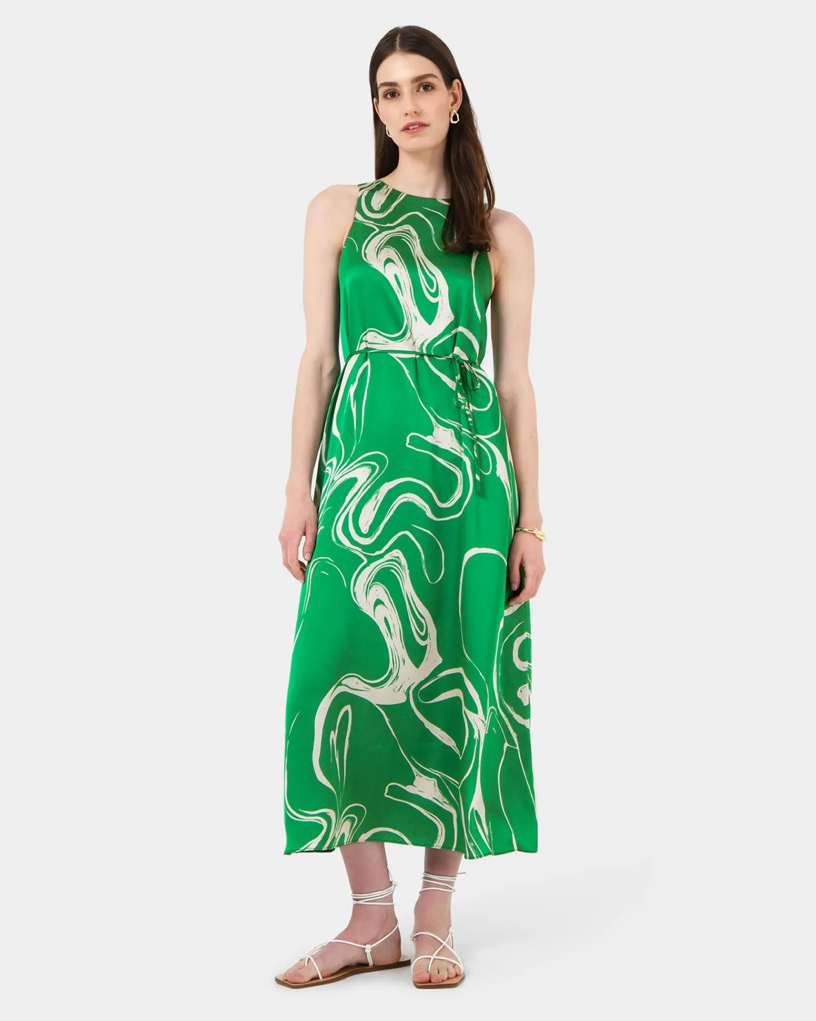 Forcast Gretchen Printed Midi Dress* Midi Dresses|Midi Dresses