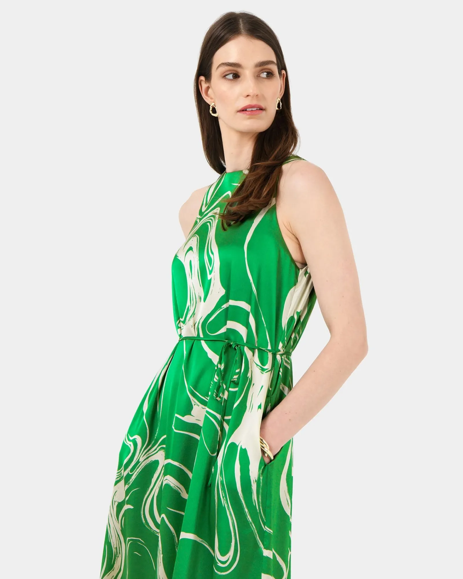 Forcast Gretchen Printed Midi Dress* Midi Dresses|Midi Dresses