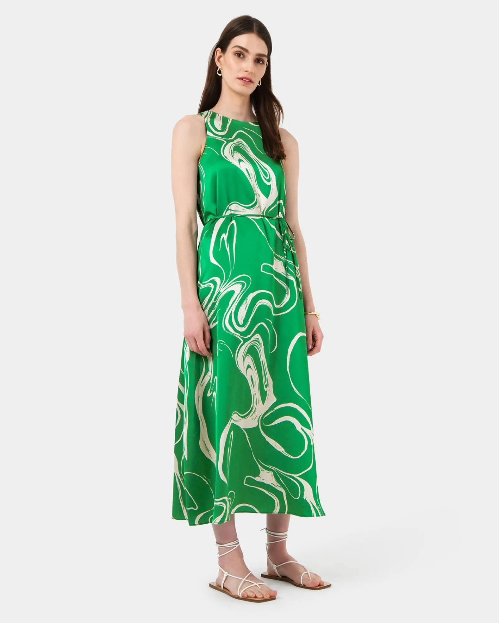 Forcast Gretchen Printed Midi Dress* Midi Dresses|Midi Dresses