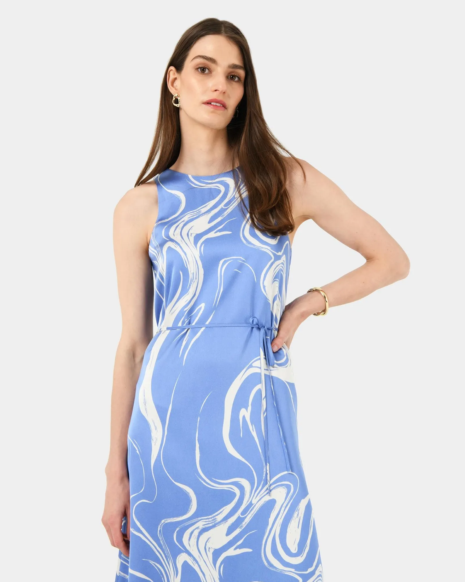 Forcast Gretchen Printed Midi Dress* Midi Dresses|Midi Dresses