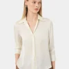 Forcast Hailee 3/4 Sleeve Satin Blouse* Long Sleeve Tops|Shirts & Blouses