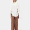 Forcast Hailee 3/4 Sleeve Satin Blouse* Long Sleeve Tops|Shirts & Blouses