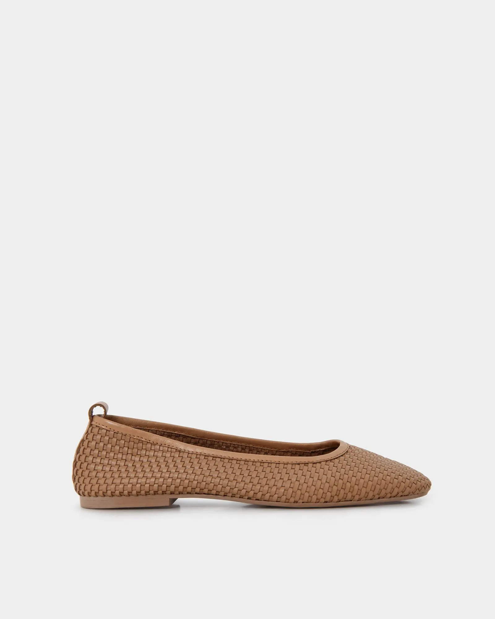 Forcast Halina Leather Weave Flat* Shoes