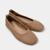 Forcast Halina Leather Weave Flat* Shoes