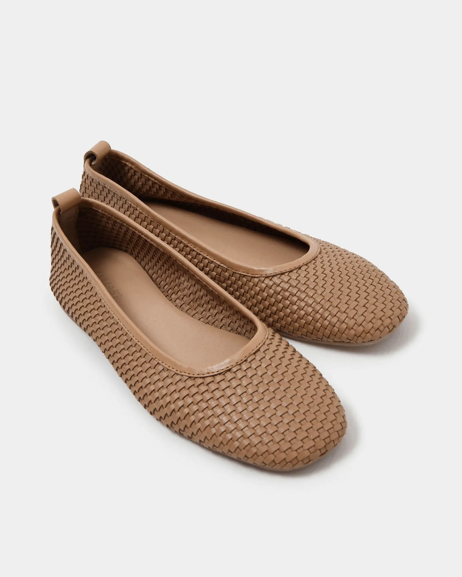 Forcast Halina Leather Weave Flat* Shoes