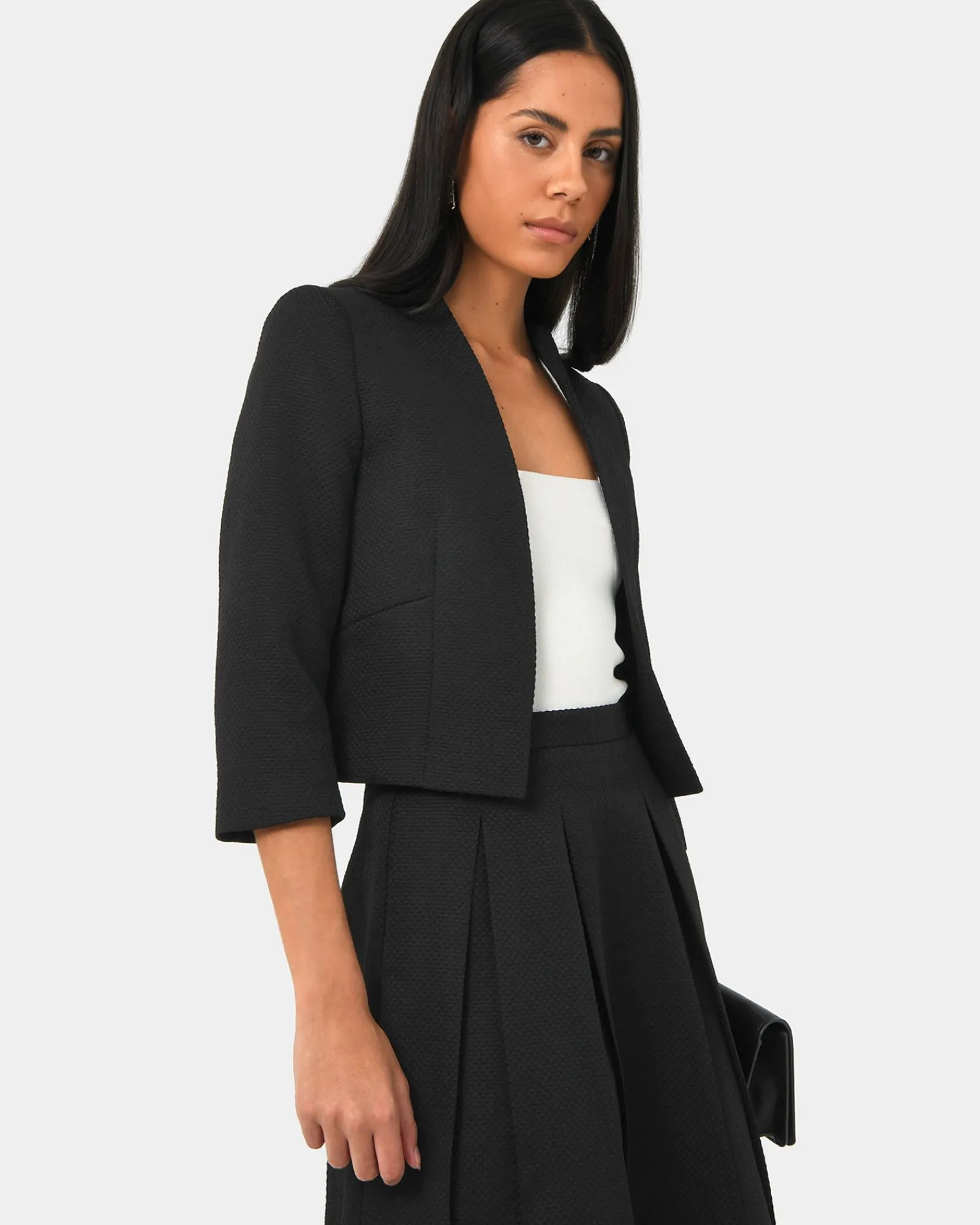 Forcast Harriet Jacquard Crop Jacket* Jackets & Blazers|Matching Sets