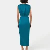 Forcast Hayden Side Ruched Dress* Midi Dresses|Midi Dresses