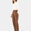 Forcast Hazel Belted Tapered Pant* High-Waisted Pants|Work Pants