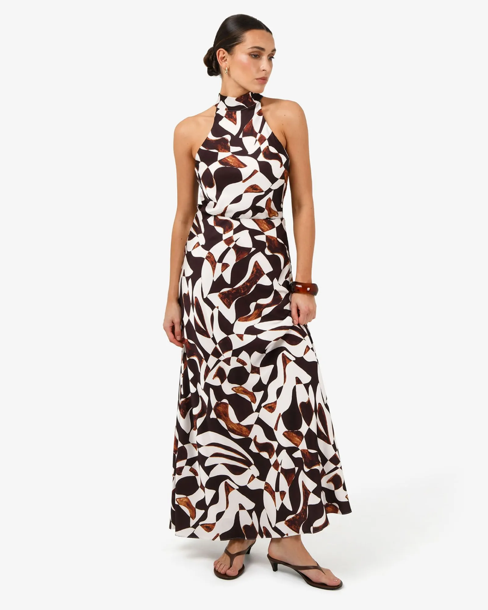 Forcast Hazel Printed A-line Skirt* Midi & Maxi Skirts|Work Skirts