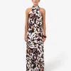 Forcast Hazel Printed Halter Dress* Maxi Dresses|Maxi Dresses