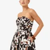 Forcast Hazel Printed Strapless Dress* Conscious|Maxi Dresses