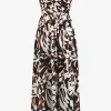 Forcast Hazel Printed Strapless Dress* Conscious|Maxi Dresses