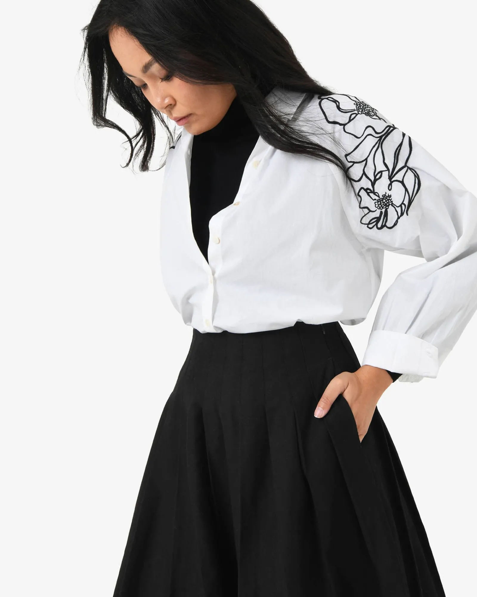 Forcast Heira Pleated Midi Skirt* Midi & Maxi Skirts|Work Skirts