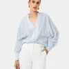 Forcast Helena Draped Sleeve Blouse* T-Shirts & Tops|Long Sleeve Tops