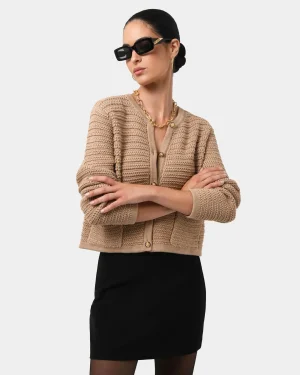 Forcast Hollis Textured Cardigan* T-Shirts & Tops|Long Sleeve Tops