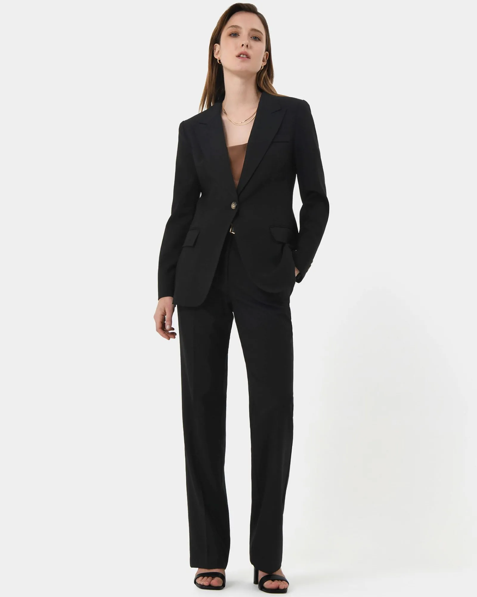 Forcast Hunter Single Breasted Blazer* Jackets & Blazers|Matching Sets