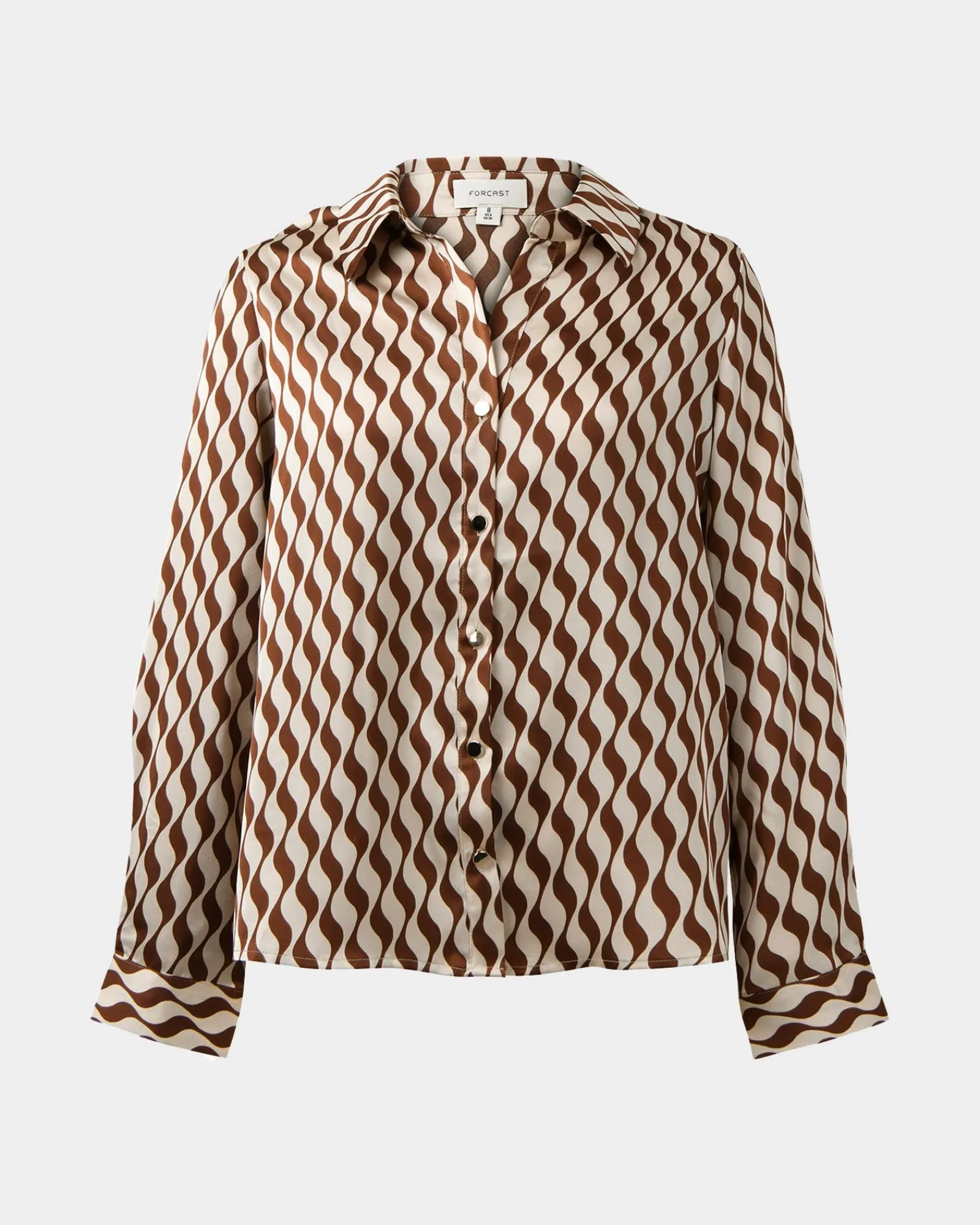 Forcast Inka Print Relaxed Shirt* T-Shirts & Tops|Long Sleeve Tops