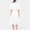 Forcast Iris Puff Sleeve Midi Dress* Midi Dresses|Midi Dresses
