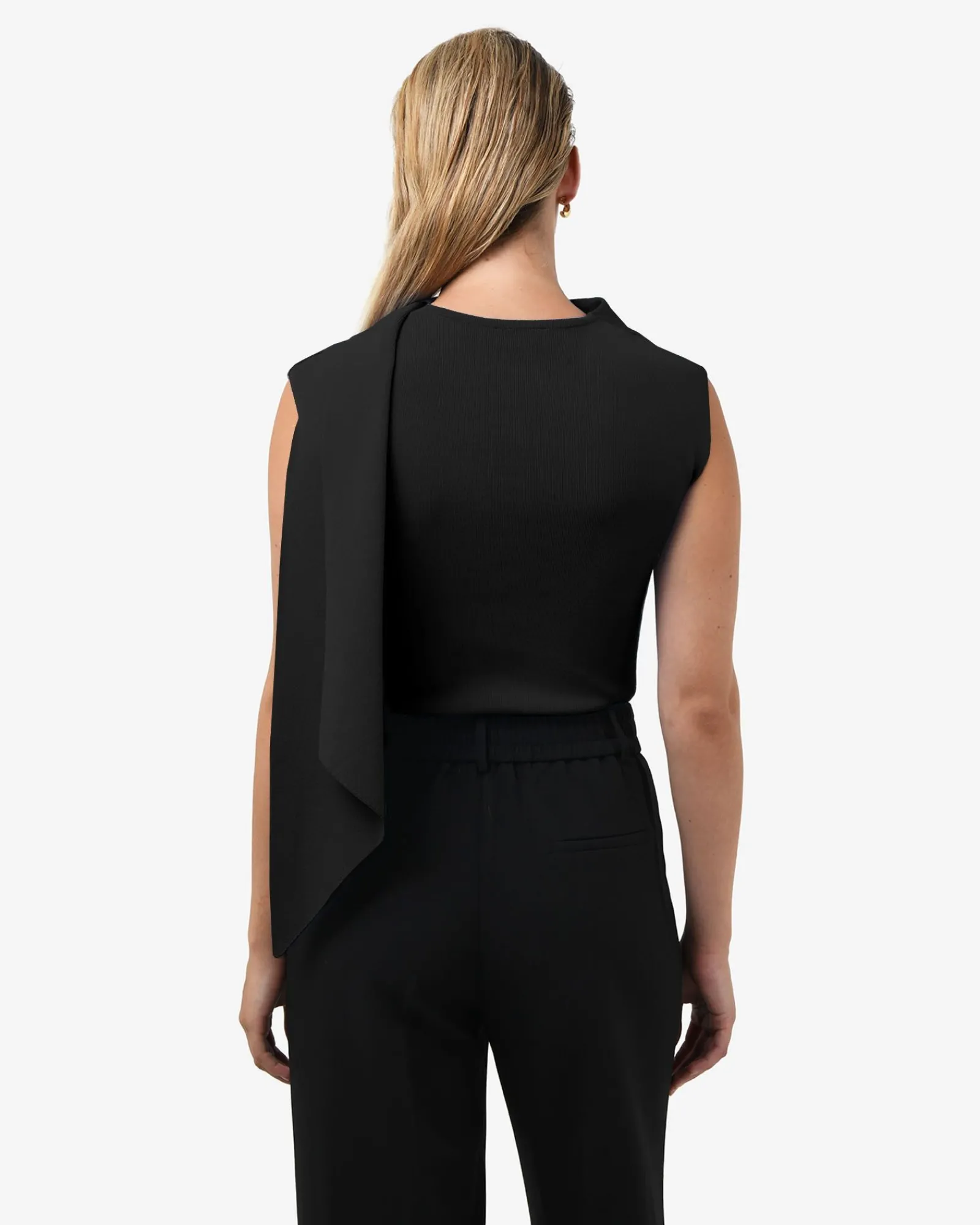 Forcast Isadora V-neck Scarf Knit Top* T-Shirts & Tops|Work Tops