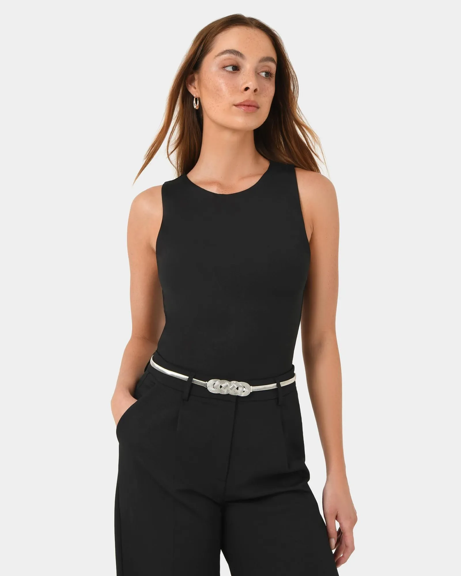 Forcast Ishika Stretch Metal Belt* Belts