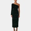 Forcast Ivy One Shoulder Sequin Dress* Midi Dresses|Midi Dresses
