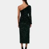 Forcast Ivy One Shoulder Sequin Dress* Midi Dresses|Midi Dresses