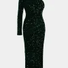 Forcast Ivy One Shoulder Sequin Dress* Midi Dresses|Midi Dresses