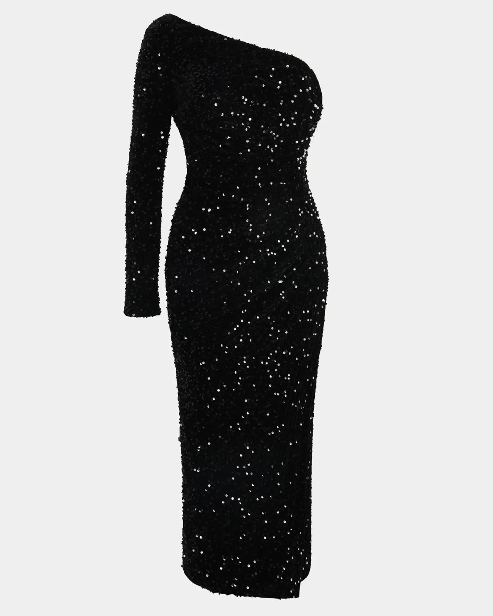 Forcast Ivy One Shoulder Sequin Dress* Maxi Dresses|Maxi Dresses