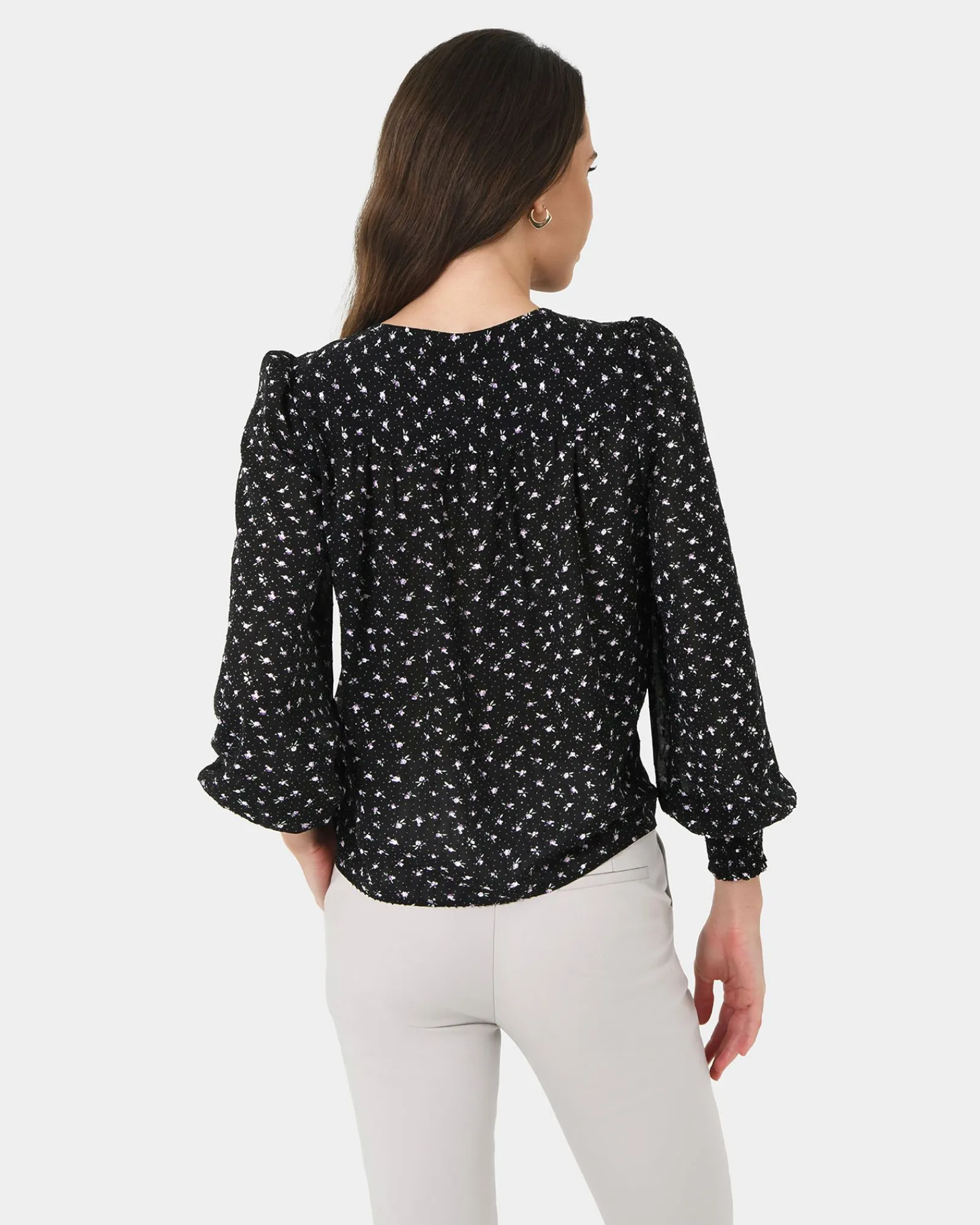 Forcast Jana Round Neck Blouse* Long Sleeve Tops|Shirts & Blouses