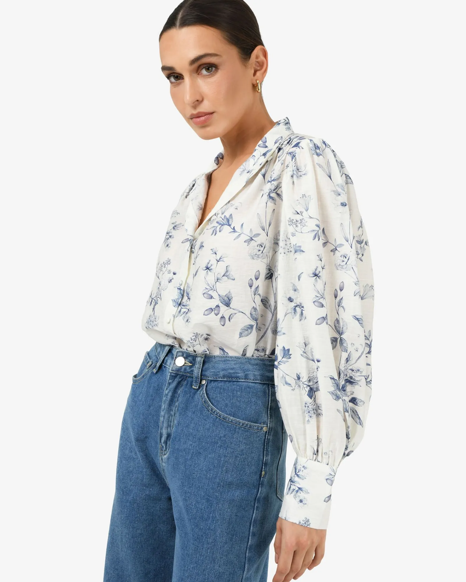 Forcast Jasmine Floral Blouse* Long Sleeve Tops|Shirts & Blouses