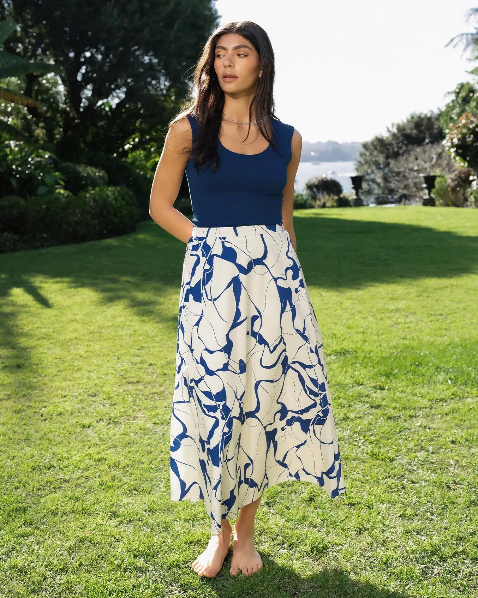 Forcast Jayleen Midi Skirt* Conscious|Midi & Maxi Skirts