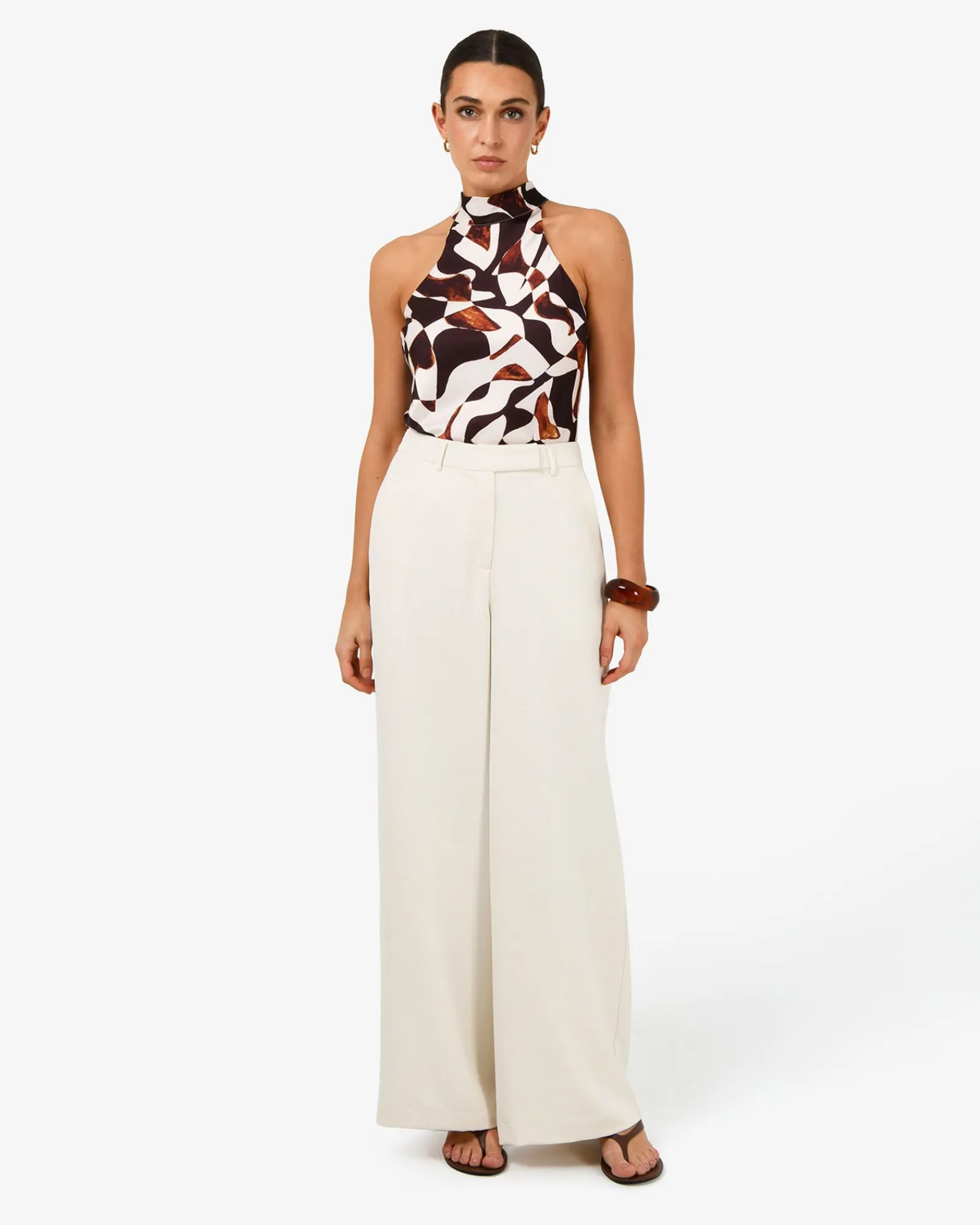 Forcast Jemima Wide Leg Pants* High-Waisted Pants|Wide-Leg Pants