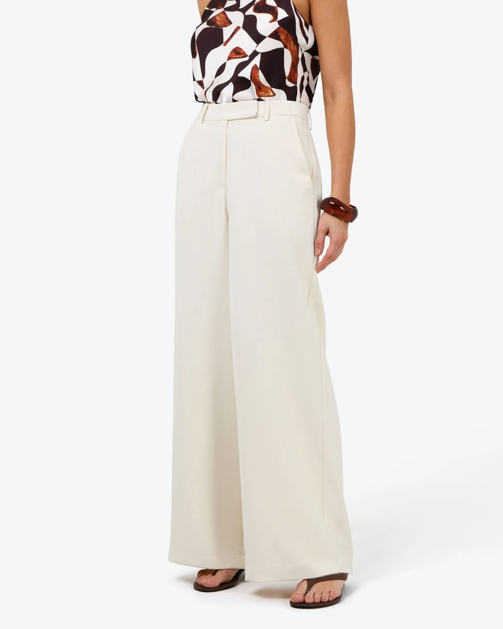 Forcast Jemima Wide Leg Pants* High-Waisted Pants|Wide-Leg Pants